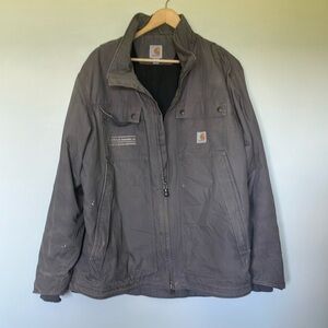 Carhartt Grey Canvas Outerwear Jacket